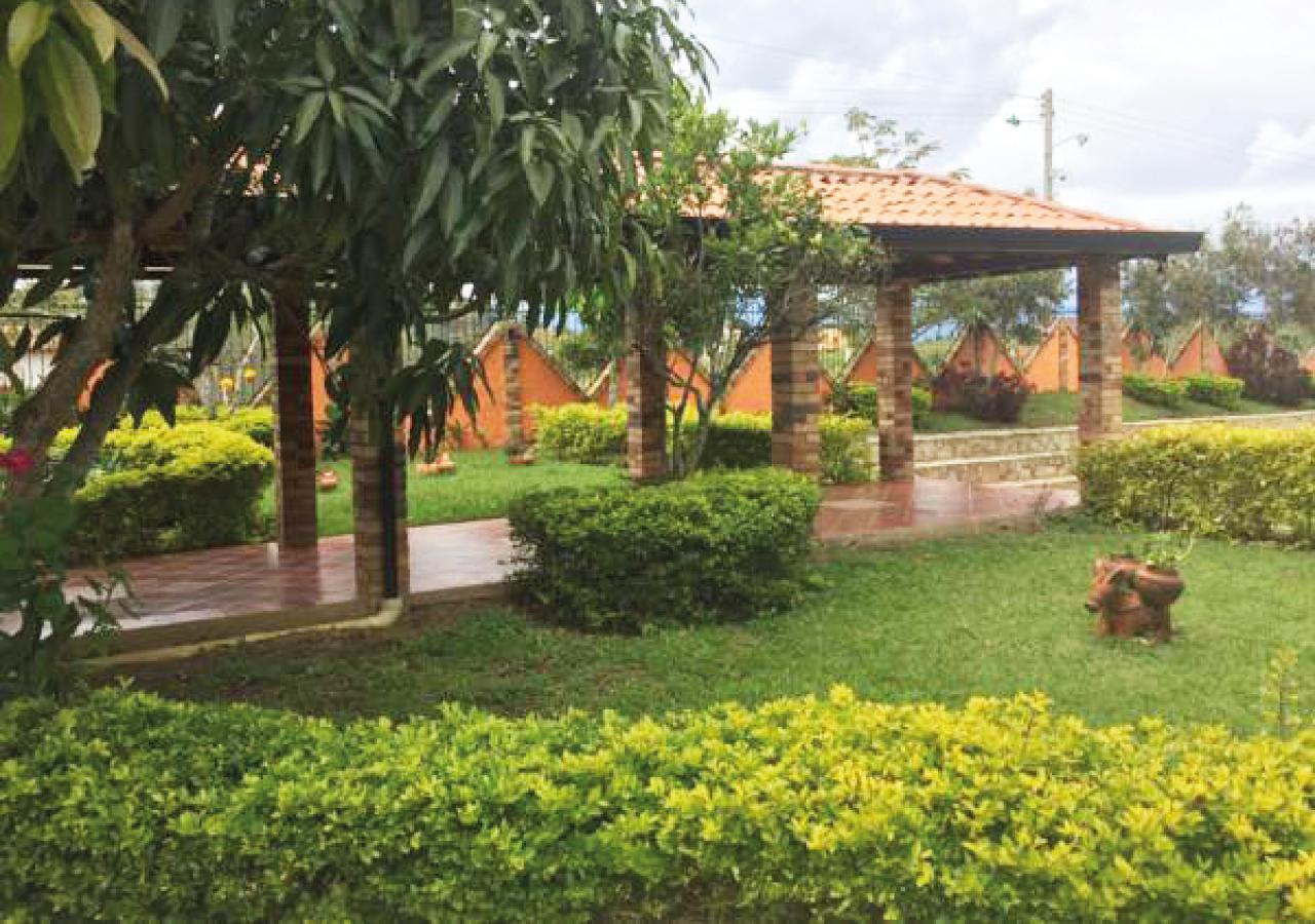 Hotel Cristo Rey Campestre Los Santos  Eksteriør bilde